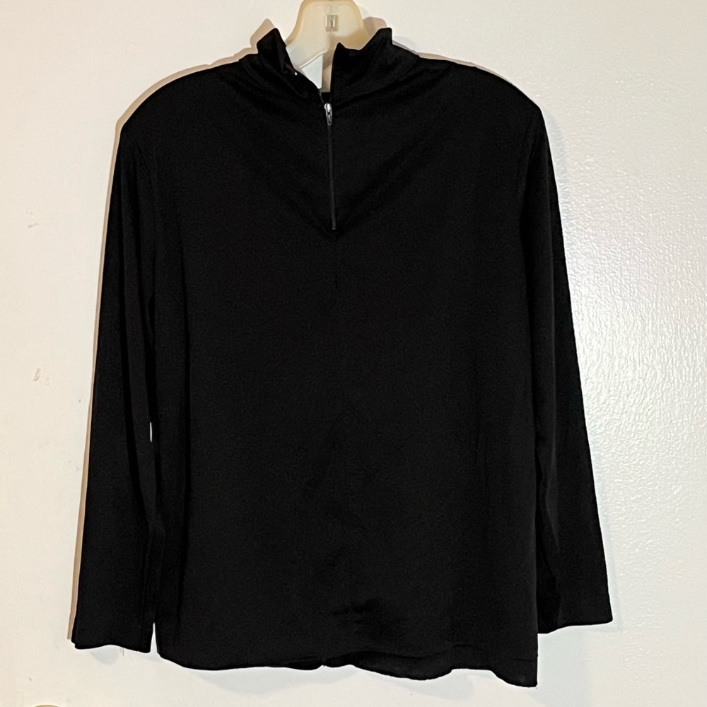 Black Turtleneck Hoodie